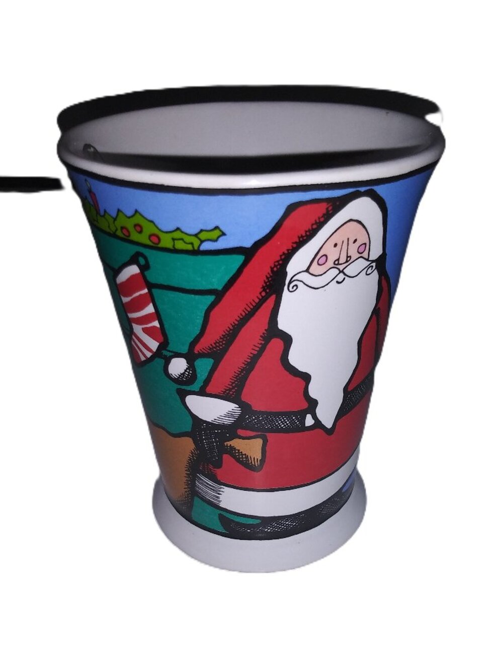Ursula's Dodge Christmas Signature Cup, Santa Candy Cane Tree